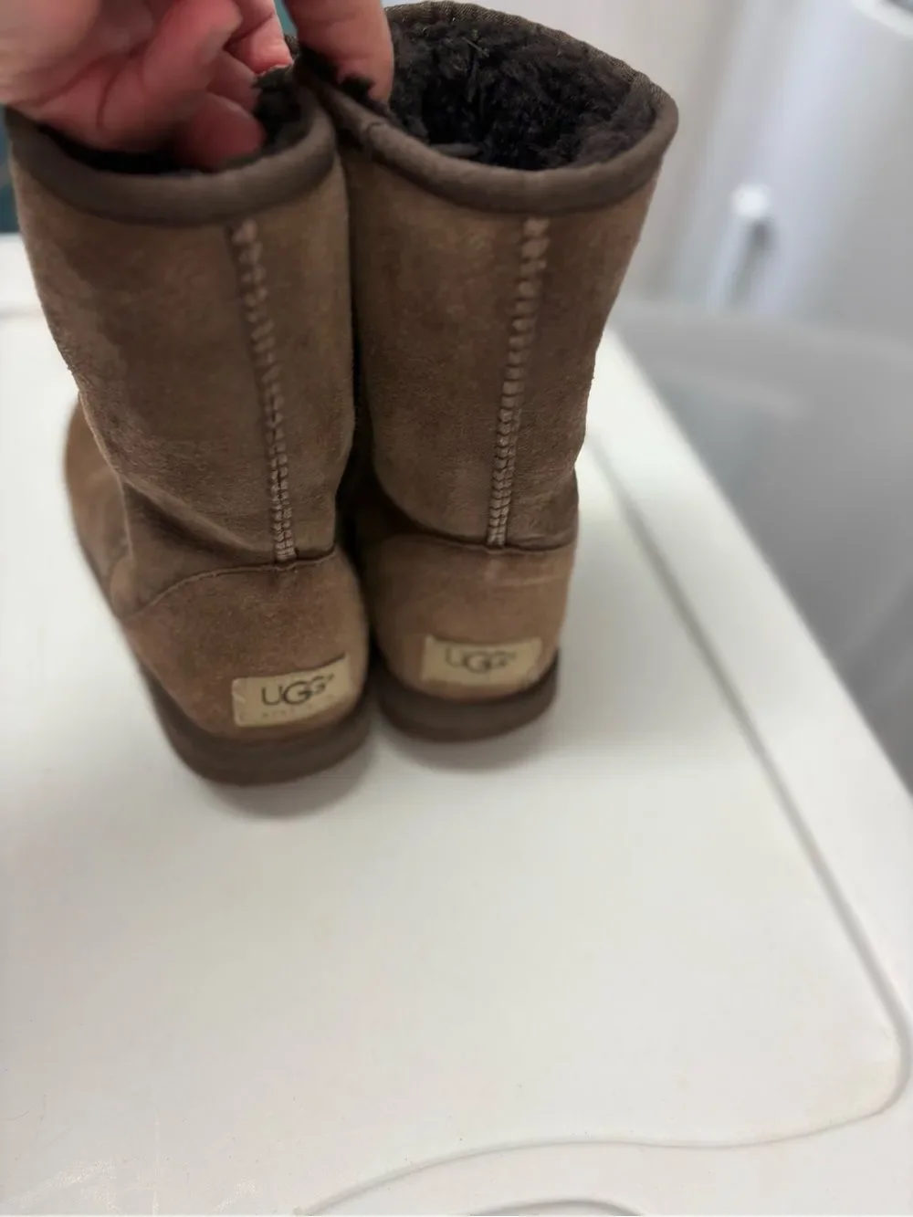 UGG Classic Short Booties Dark Brown Size 5